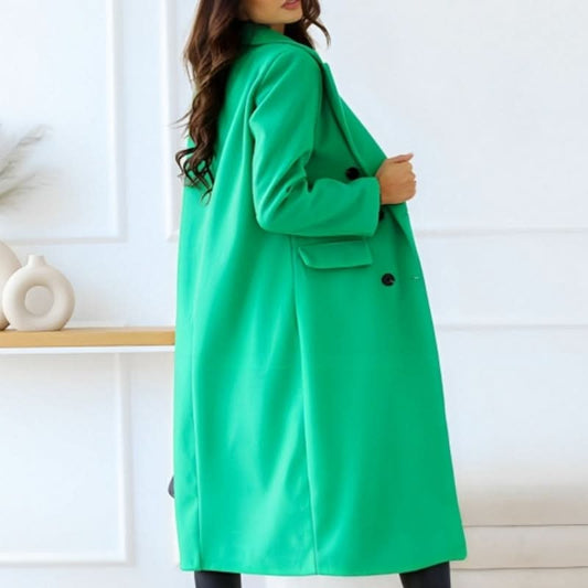 Manteau croisé femme chic, intemporel et confortable