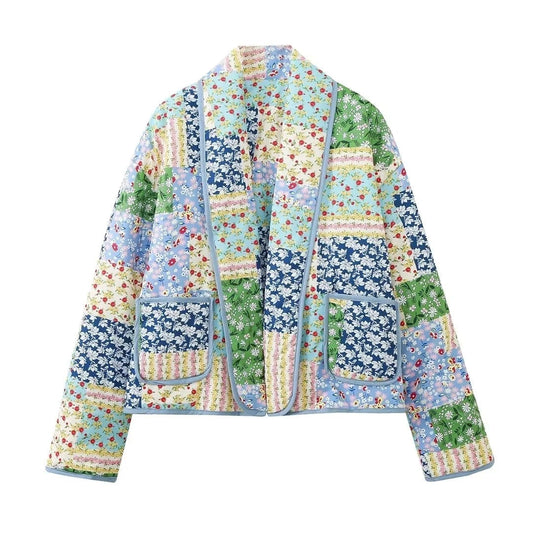Veste matelassée fleurie - Lavalie